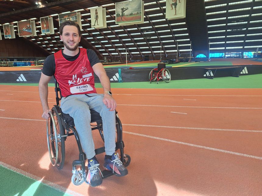 Tony Favino, à l'INSEP il y a quelques jours