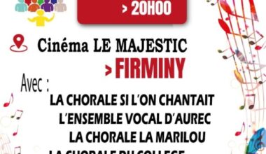 Mille Choeurs pour un regard le 16 mai à Firminy