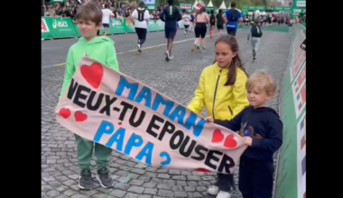 Cette demande en mariage est la plus mignonne du Marathon de Paris 2025