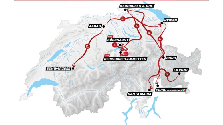 Cyclisme. Tour de Suisse - Parcours, profils... le Tour de Suisse 2025, 88e édition