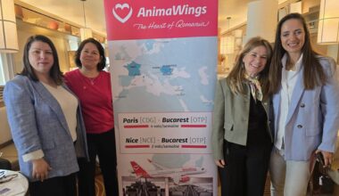 Diana Dima (Animawings), Catherine Vaurillon (APG), Sevinc Laurent (APG) et Alessandra Del Bueno (Aéroport de Nice Côte d