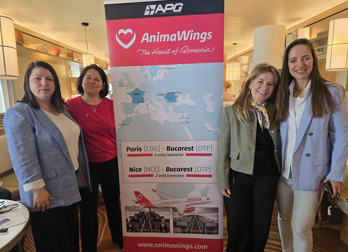 Diana Dima (Animawings), Catherine Vaurillon (APG), Sevinc Laurent (APG) et Alessandra Del Bueno (Aéroport de Nice Côte d