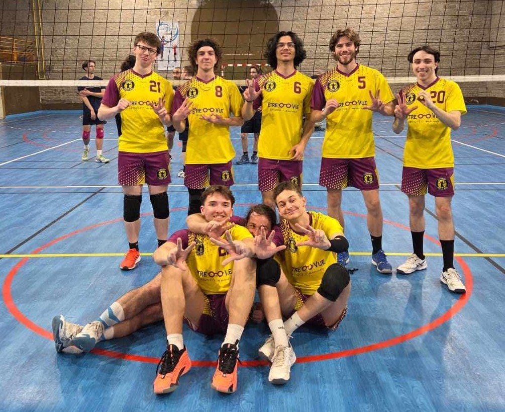 VOLLEY BALL : Une belle victoire des masculins du Creusot contre Vesoul