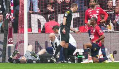 «On a eu peur», Lucas Chevalier a «deux ou trois dents cassées» après Lille-Auxerre
