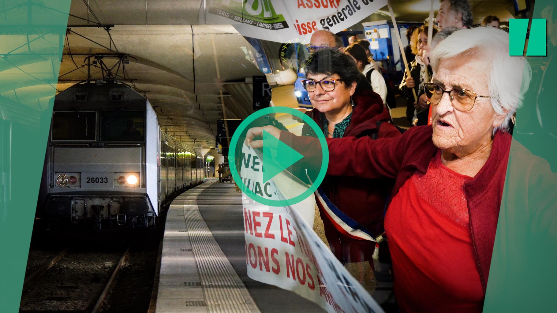 À Paris, le terminus des « trains de la colère » venus dénoncer « l’abandon » de l’État et de la SNCF