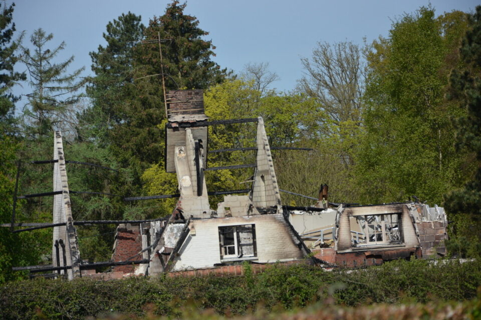 Une famille a tout perdu dans l'incendie de sa maison, à Saint-Georges-sur-Fontaine, mercredi 9 avril. 