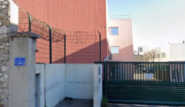 L'entrée du centre de rétention administrative du Canet, dans le 14e arrondissement de Marseille. PHOTO © Capture Google Street View