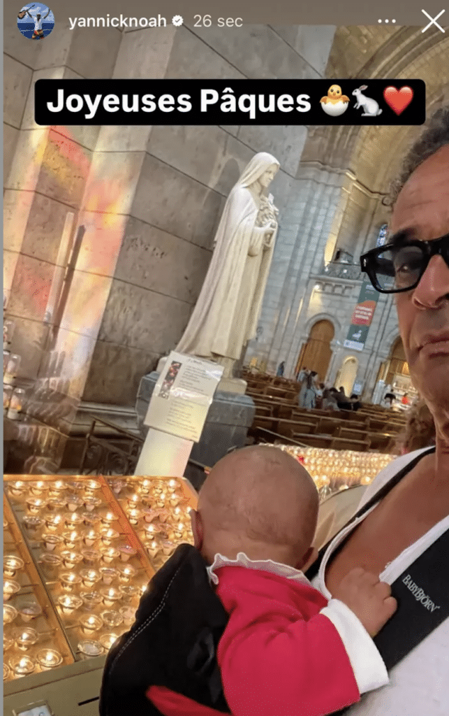 Yannick Noah : enfin une photo de son petit bébé de six mois