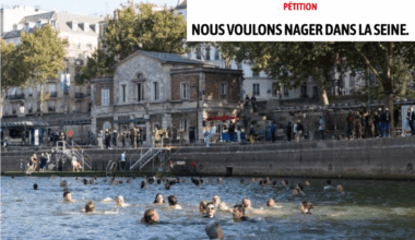 "Nous voulons nager dans la Seine et dans les canaux d’Ile-de-France" une pétition lancée par collectif de nageurs et nageuses d'Île-de-France