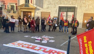 "Le syndicalisme les emmerde": nouvelle mobilisation des artistes en colère à Nice