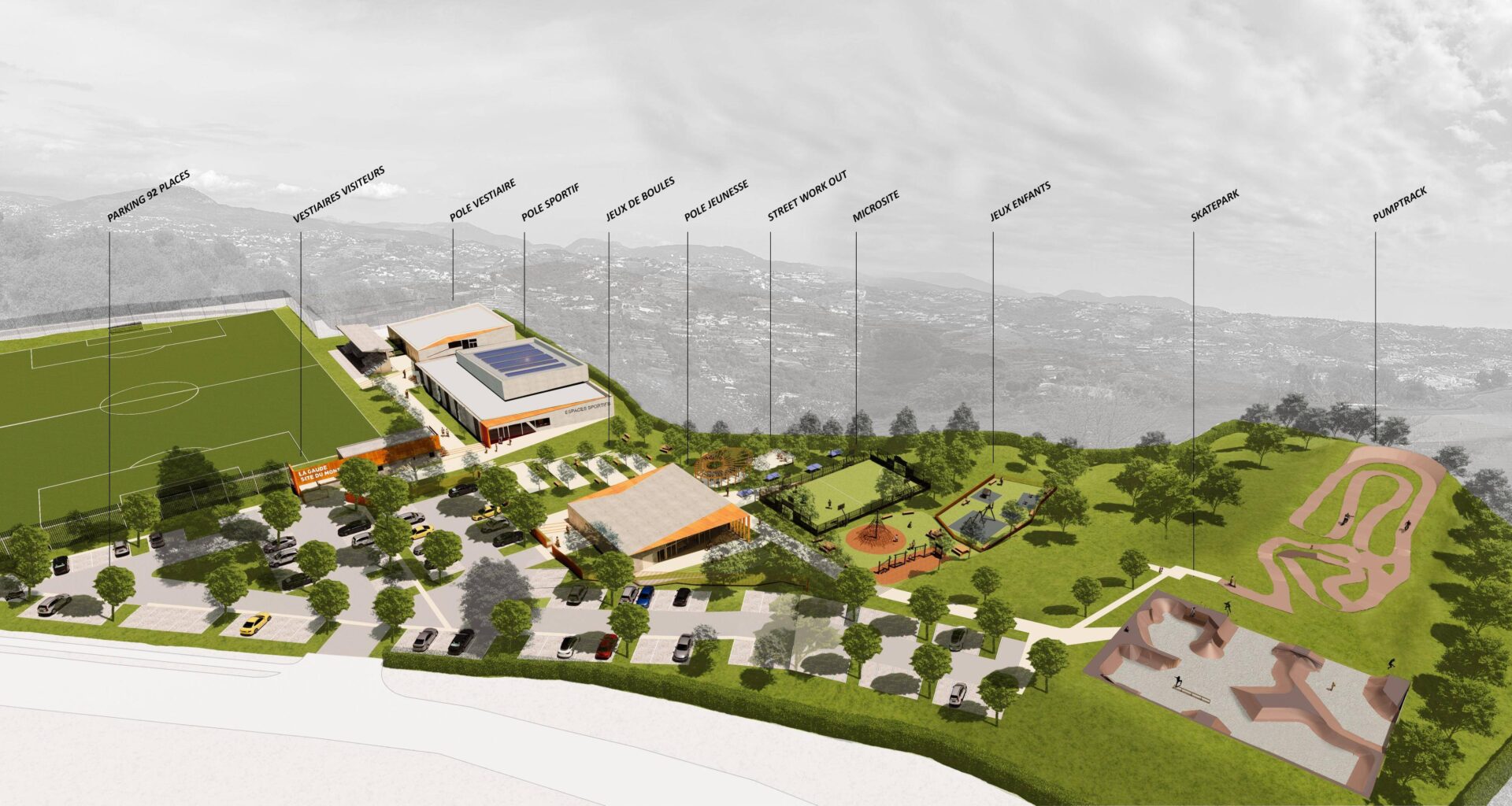 Les travaux sont lancés: ce qu’il faut savoir sur le futur complexe sport et loisirs de 16.000 mètres carrés de La Gaude