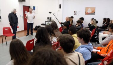 François Morel était l’invité de prestige du lycée Guillaume-Apollinaire de Nice ce jeudi 24 avril