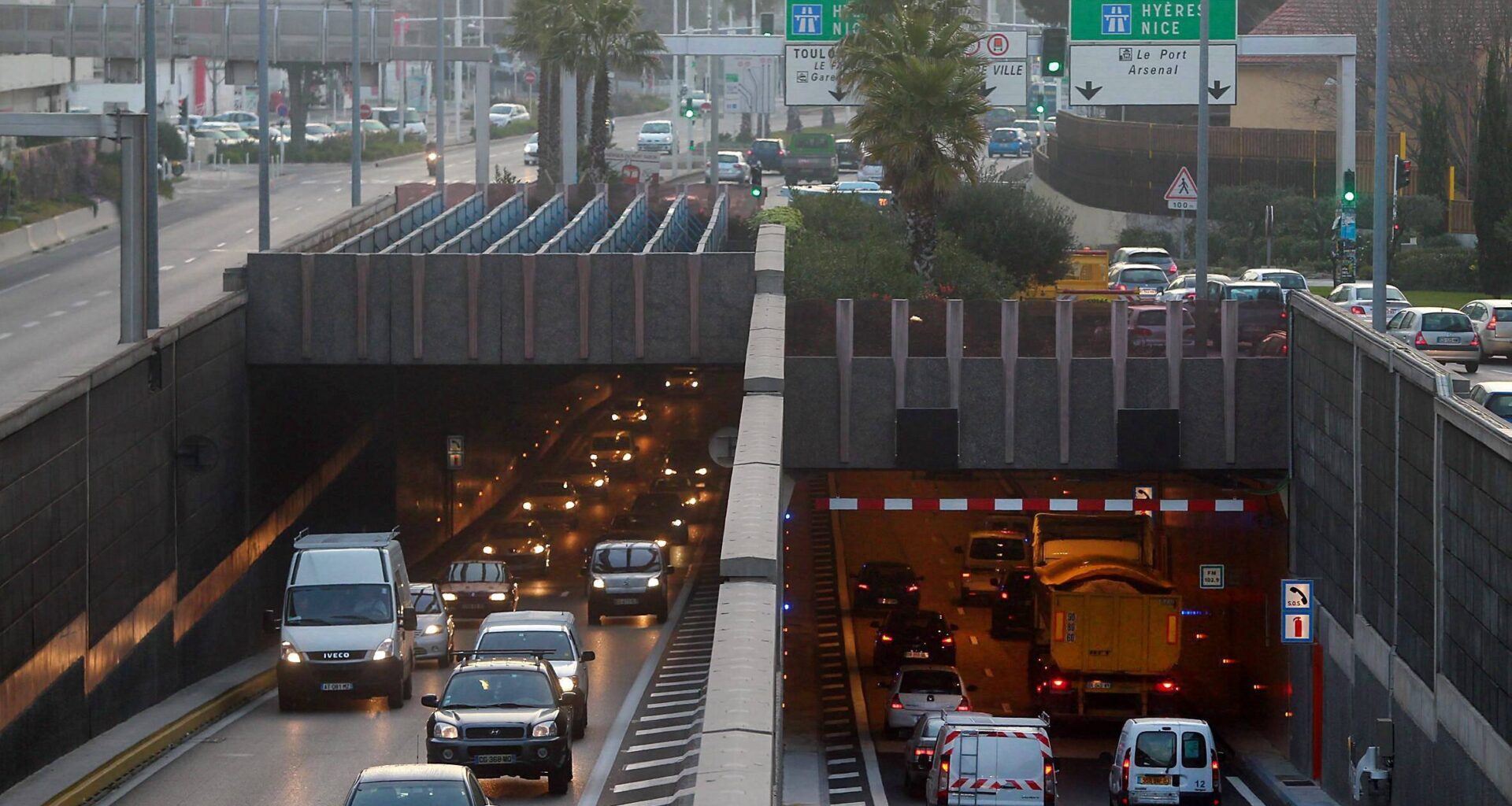 Un accident signalé dans le tunnel de Toulon: la circulation très perturbée ce jeudi soir