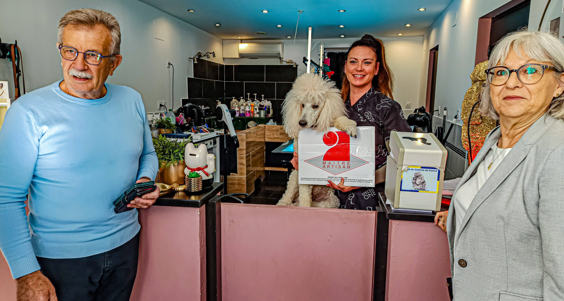 Toilettage canin: cette Crauroise a reçu le titre de maître artisan