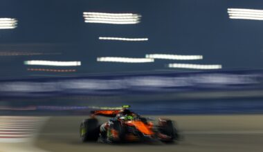 In Bahrein is de McLaren de langzaamste op een rechte lijn