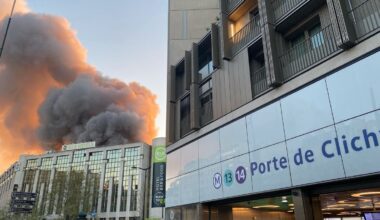 « Un sacré courage » : après l’incendie d’un centre de tri à Paris, les riverains saluent le travail des pompiers