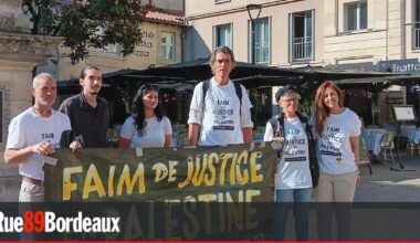 Des médecins en grève de la faim pour la Palestine de passage à Bordeaux