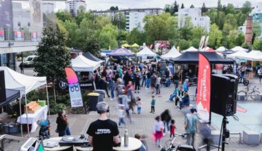 Shows, village d’exposants, animations & soirées DJs vous attendent au festival Vélo Annecy 2025 !
