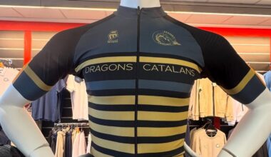 Super League - Les Dragons Catalans sortent leur maillot de cyclisme - Rugby à XIII