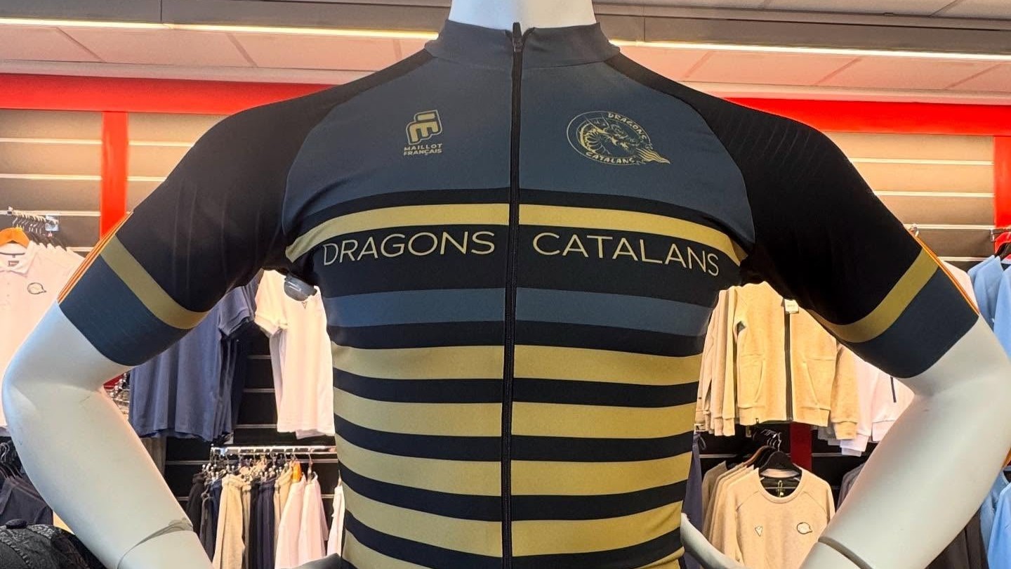 Super League - Les Dragons Catalans sortent leur maillot de cyclisme - Rugby à XIII