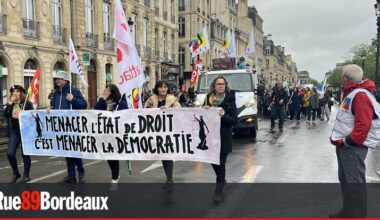 400 manifestants à Bordeaux pour défendre l’État de droit face aux "attaques" du Rassemblement national