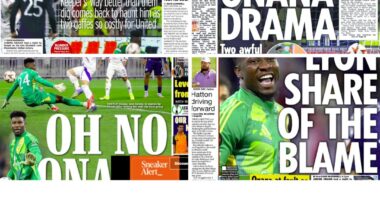 OL – Manchester United vu par la presse anglaise : le fiasco Onana