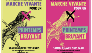 Non aux pesticides et aux régressions des politiques environnementales - Grande marche le samedi 5 avril 2025 à Paris