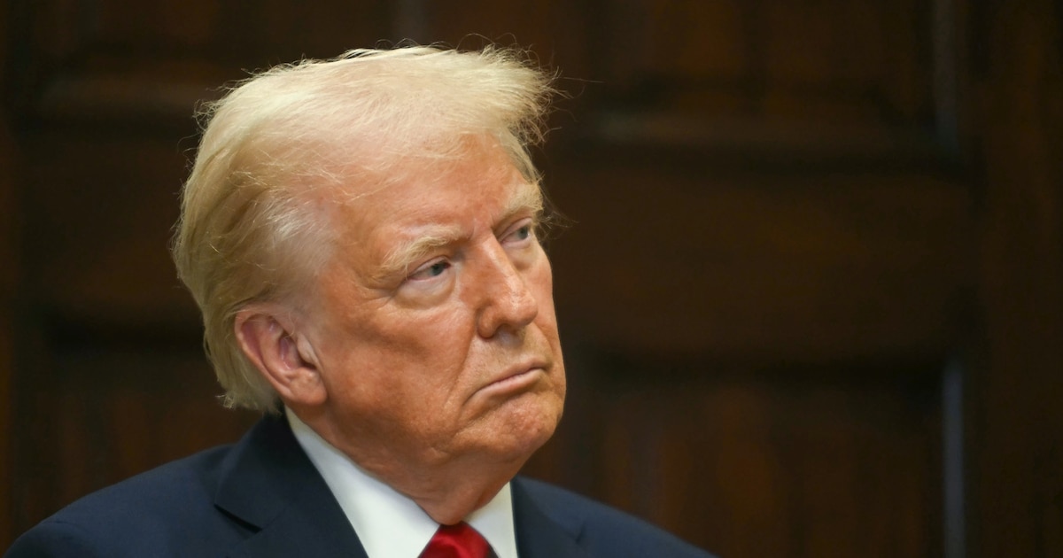 Le président américain Donald Trump à la Maison Blanche, le 21 janvier 2025 à Washington