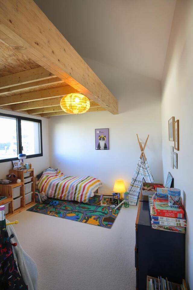 photo chambre d’enfant avec mezzanine.  ©  michel ogier, ouest-france