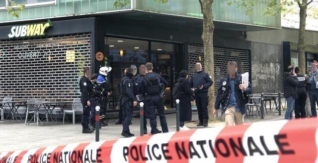 photo  deux jeunes hommes se sont réfugiés dans le subway de kennedy, dans le quartier de villejean, avant de se faire tirer dessus à l’arme automatique, ce jeudi 17 avril 2025, à rennes.  ©  ouest france 