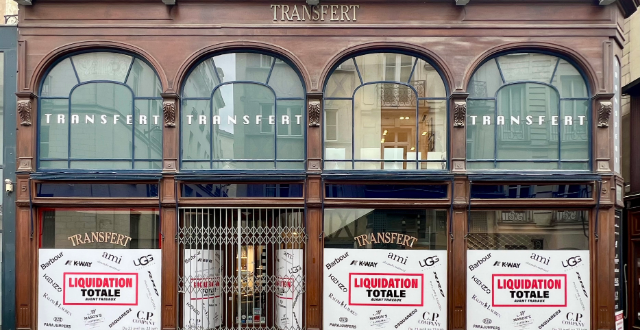 Nantes. Liquidation totale avant travaux chez Transfert, boutique de prêt-à-porter masculin