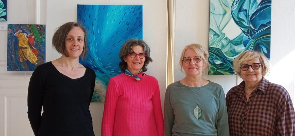 Les élèves des ateliers exposent leurs tableaux à la Gobinière à Orvault