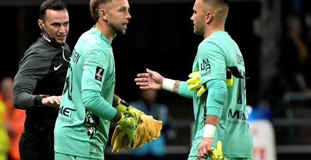 photo  auteur d’un match incroyable au parc des princes, patrik carlgren pourrait rejouer face au psg.  ©  photo afp 