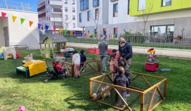 Les animaux de la ferme invités à la crèche Berlingot
