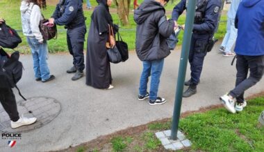 Opération de sécurisation devant un lycée à Rennes : 179 personnes contrôlées, un couteau