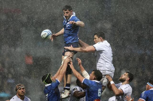 photo une très forte tempête s’est abattue sur castres samedi dernier, pendant toute la durée du match.  ©  afp