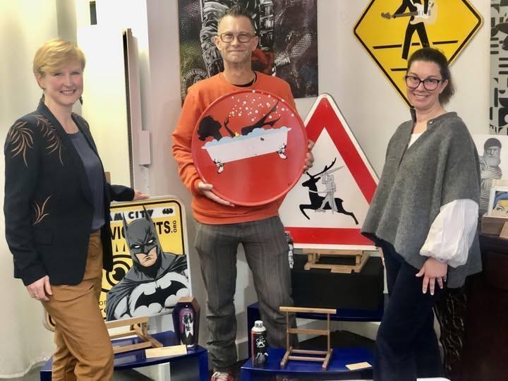 Street Art à Nantes : deux artistes réunis dans une expo éphémère