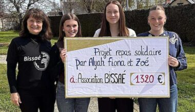 Grâce au projet solidaire des étudiantes rheusoises, l’association Bissae reçoit 1 320 €