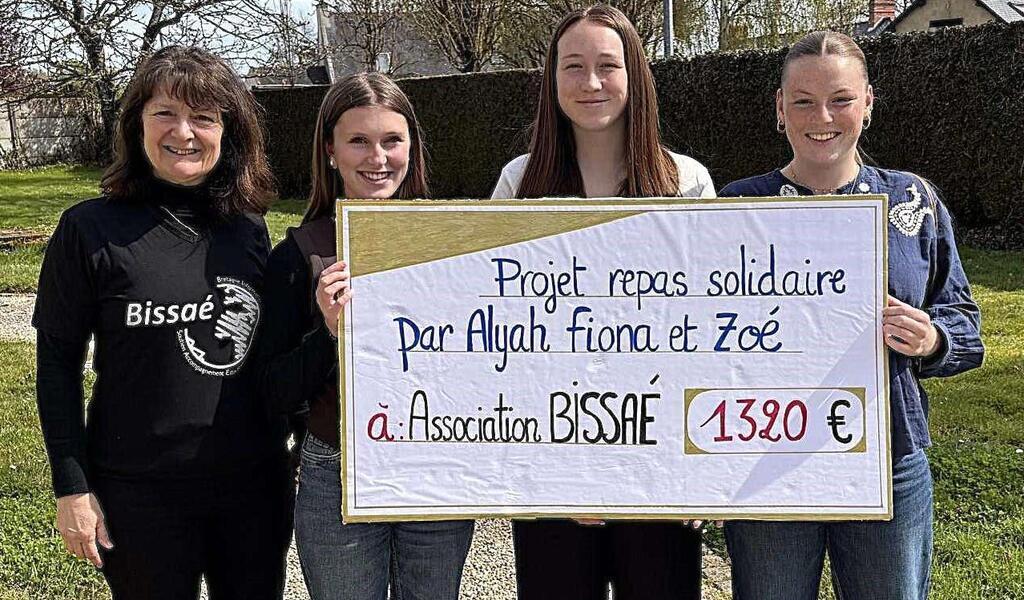 Grâce au projet solidaire des étudiantes rheusoises, l’association Bissae reçoit 1 320 €