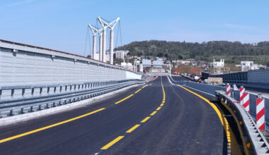 Pont Flaubert / Sud 3 : la circulation évolue entre la rive droite et la rive gauche de Rouen