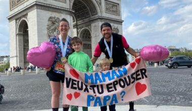 5h27 de course et une bague dans le short : au bout du marathon de Paris, Pierre a demandé Anne-Sophie en mariage