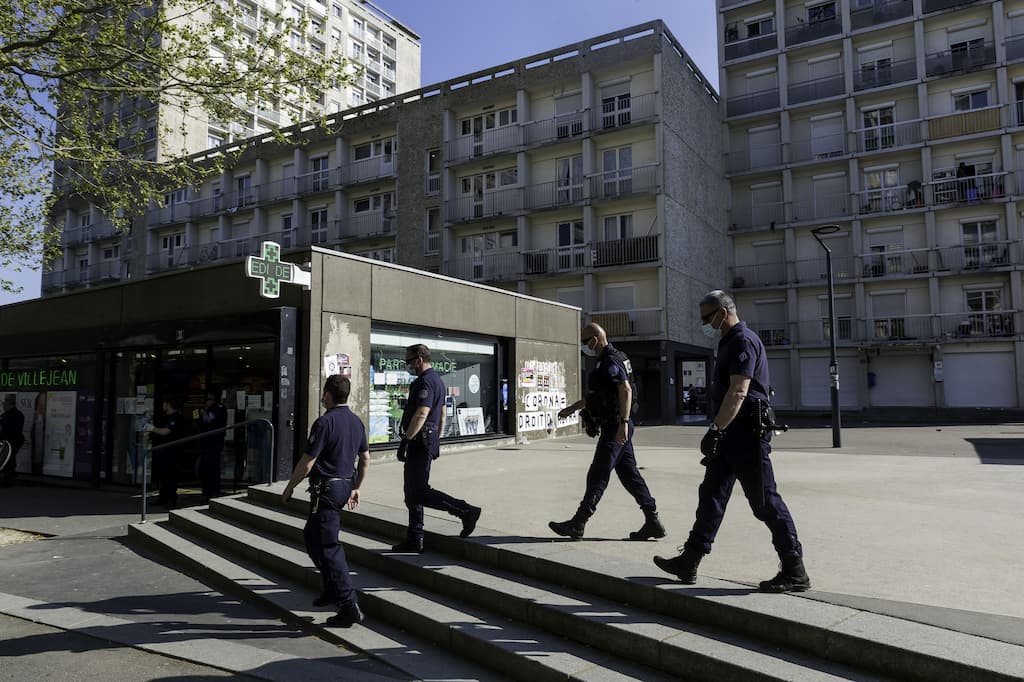 Une patrouille de police dans le quartier Villejean de Rennes (image d'illustration). PHOTO © Mathieu Pattier/SIPA