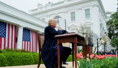Ce mercredi 2 avril, le président américain a enfin dévoilé dans le détail les droits de douane qu’il souhaite imposer sur les produits importés aux Etats-Unis - Crédits : The White House / Flickr CC0 1.0