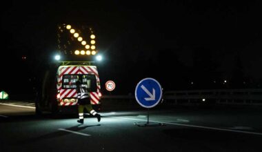 illustration de A50-A57 fermeture tunnel Toulon