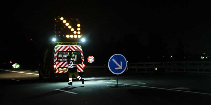 illustration de A50-A57 fermeture tunnel Toulon