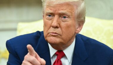 Le président américain Donald Trump, le 7 avril 2025 à la Maison Blanche