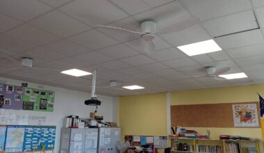 La Ville de Nice installe des ventilateurs de plafond dans les salles de classe pour éviter les coups de chaud