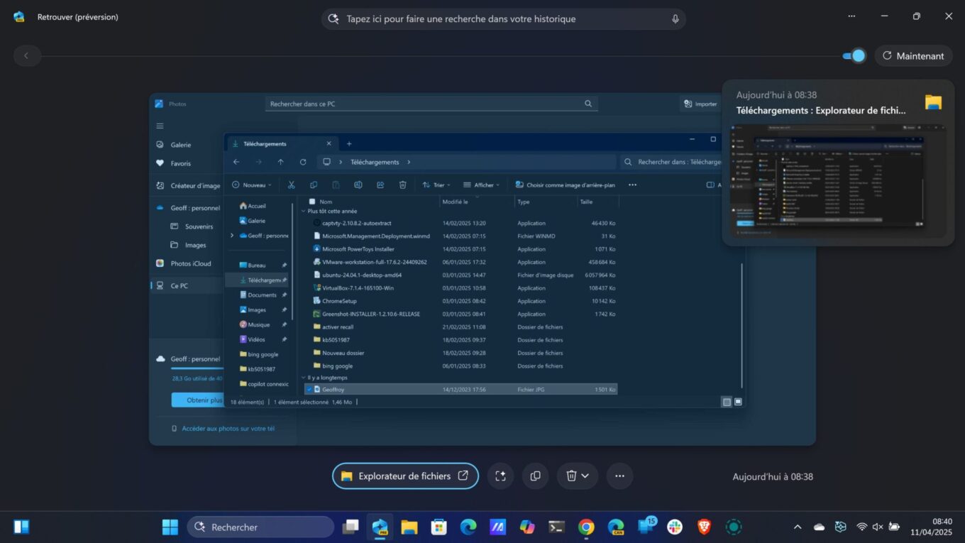 Windows 11 Recall Retrouver Insiders 11