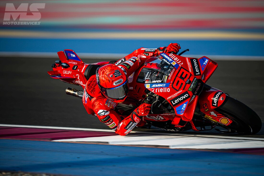 Marquez avec vibrations... et victoires! (Photo Lenovo)