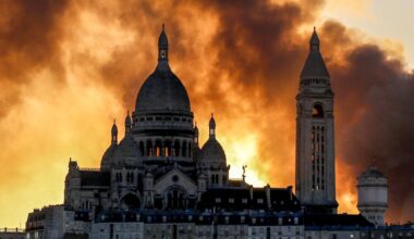 un violent incendie touche un centre de tri dans le 17e arrondissement